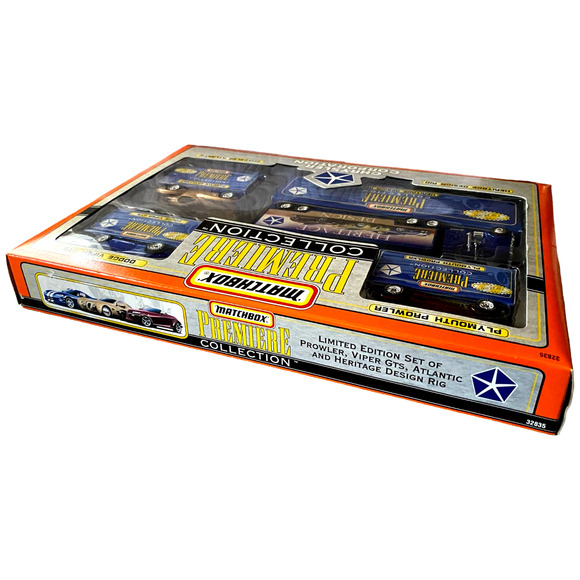 1997 Matchbox Premiere Collection Chrysler Dodge Viper Prowler Atlantic Semi MIB - Picture 8 of 13